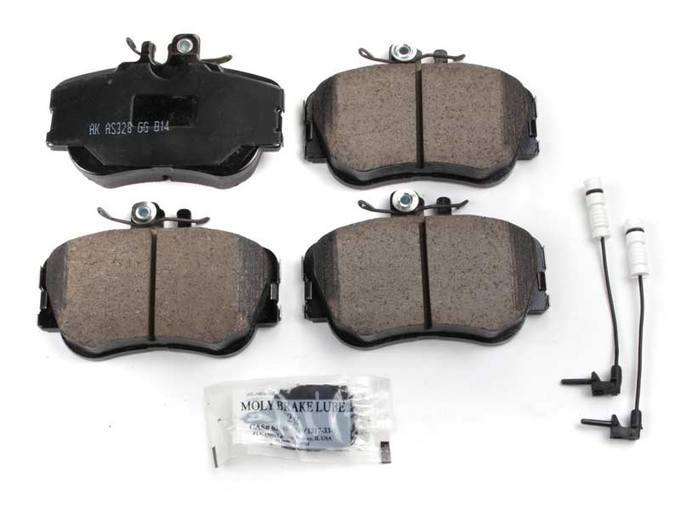 Mercedes Disc Brake Pad Set - Front 005420462041 - Akebono Euro Ultra-Premium EUR645